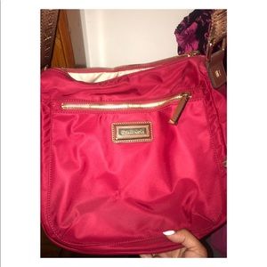 Red Calvin Klein crossbody bag